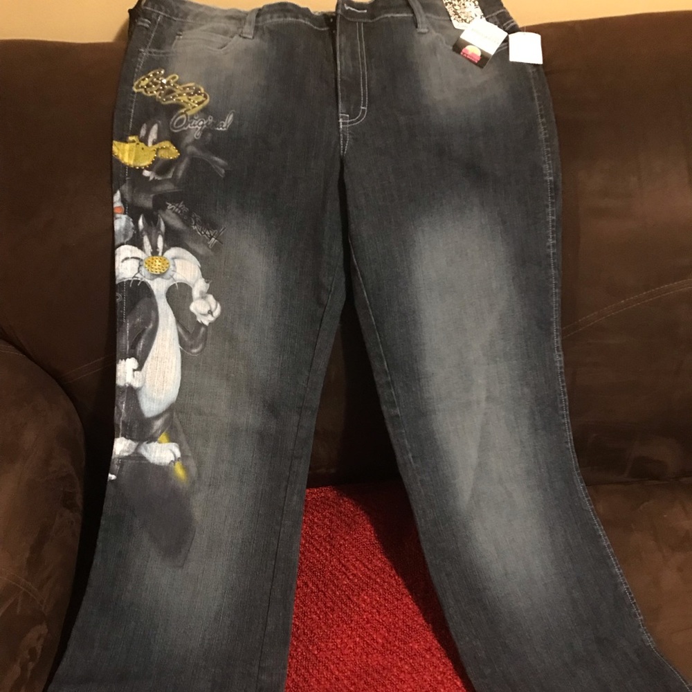 Indigo blue Looney Toons Jeans